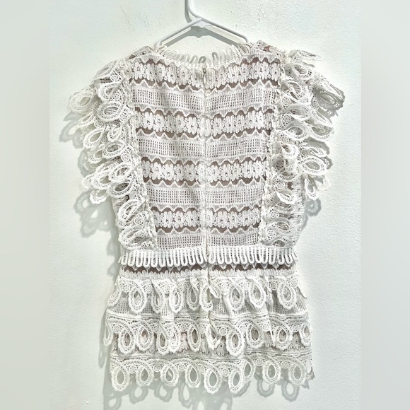 Revolve ELLIATT Terrace Top in White Size Medium - Picture 3 of 5